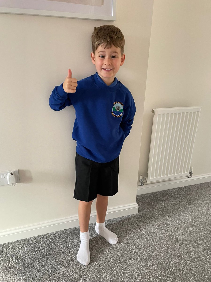 Falzpc's tweet photo. @NessCastlePS Rory was looking forward to going into P3 and Anna was buzzing to go in to P1 with all her friends https://t.co/ZDjjH1DPPC