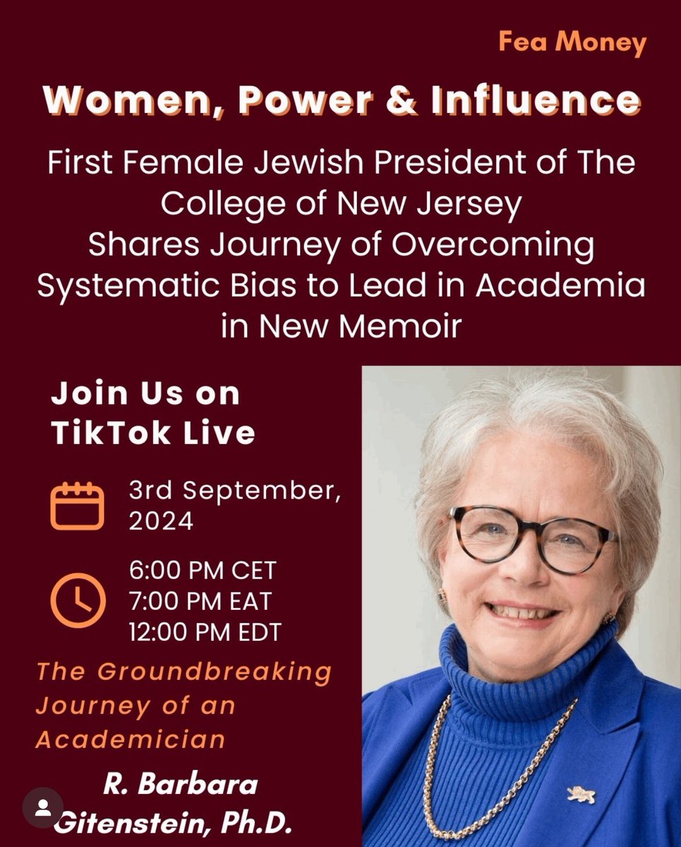 R. Barbara Gitenstein, the first female and Jewish president of The College of New Jersey, reveals in her new memoir, Experience Is the Angled Road, how career biases and systemic challenges, including gender gaps and intersectionality, often hinder women from advancing into