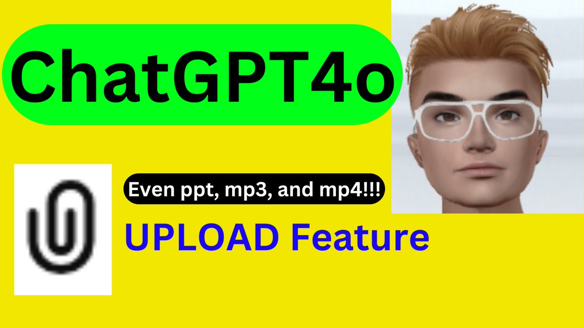 AISimplified999's tweet photo. Boost Productivity by "Upload Feature" in ChatGPT-4o: Explained! (File Types, Tips & Tricks): https://t.co/Mnc5ULW2Ng
#chatGPT4o #chatGPT #AI #uploadfeature #boostproductivity https://t.co/h13BANmiJ6