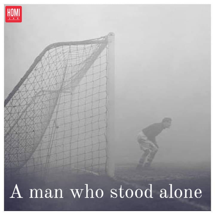 srijanpalsingh's tweet photo. In December 1937, during a football match at Stamford Bridge in London between Chelsea FC and Charlton FC, the game was abandoned in the 60th minute due to heavy fog.
Unfortunately, Charlton FC goalkeeper Sam Bartram was unaware that the match had been stopped and continued to guard his goal for another fifteen minutes. He did not hear the referee's whistle because of the noise from the crowd behind him. Believing his teammates were attacking the opposing goal, he stood with outstretched arms, fully focused on protecting his goal amidst the dense fog. Only fifteen minutes later, the field police approached him and informed him that the match had been abandoned fifteen minutes earlier. Sam Bartram, deeply saddened by this, famously said:
" HOW SAD THAT MY FRIENDS FORGOT ME WHEN I WAS GUARDING THEIR GATE."
This story reminds us to acknowledge and support those who stand by us, even when things get unclear. Just like Sam, who diligently guarded the goal not knowing the game was over, we should never forget those who help us, especially during confusing times.

#SamBartram #ChelseaFC #CharltonFC #Football #LifeLessons #Teamwork