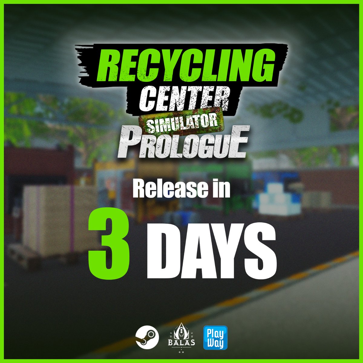 Hey, Recyclers ♻️ 

Only 3 Days left for "Recycling Center Simulator Prologue" 

You can download Prologue from the below link !!! Happy Recycling!

store.steampowered.com/app/2928520/Re…

#TrailerTuesday #TeaserTuesday  #gamedev