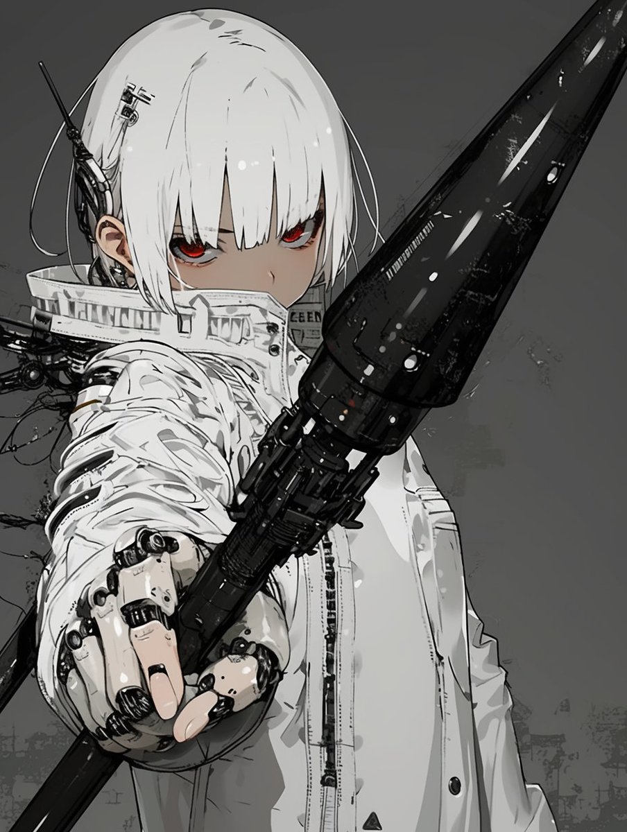 Mechanical girl 
Spear
Nijijourney