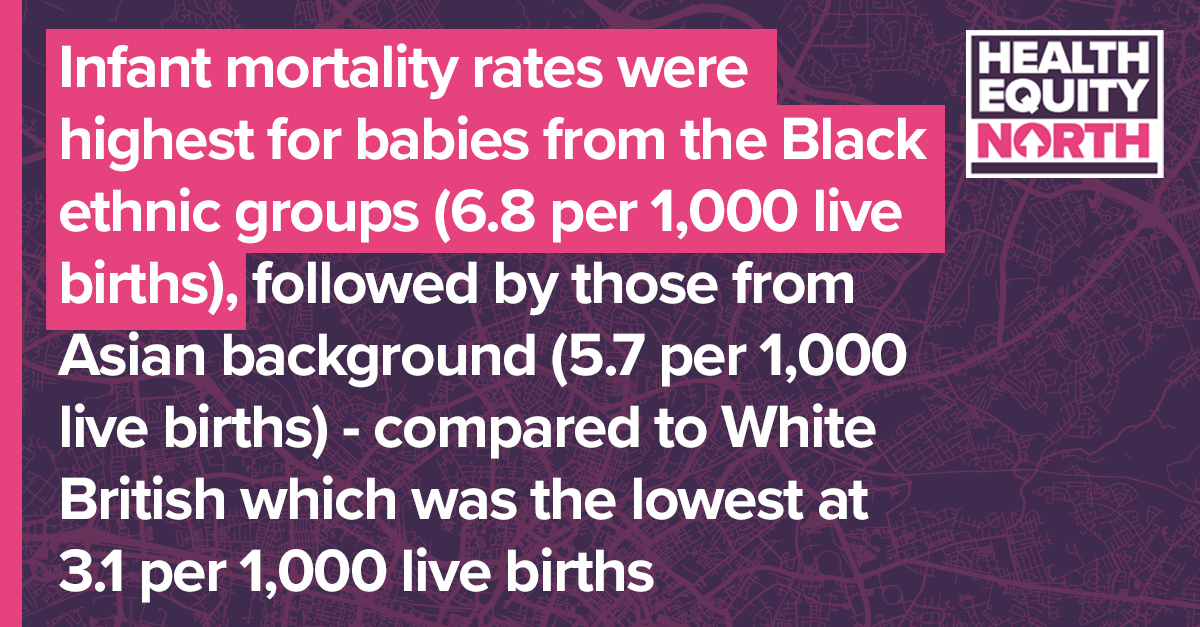 NHSA (@the_nhsa) on Twitter photo A recent <a href="/_HENorth/">Health Equity North</a> report found that the most deprived parts of the country, the North of England and Black and Asian ethnic groups have experienced an increase in infant mortality rates healthequitynorth.co.uk/child-health-e… A recent <a href="/_HENorth/">Health Equity North</a> report found that the most deprived parts of the country, the North of England and Black and Asian ethnic groups have experienced an increase in infant mortality rates healthequitynorth.co.uk/child-health-e…
