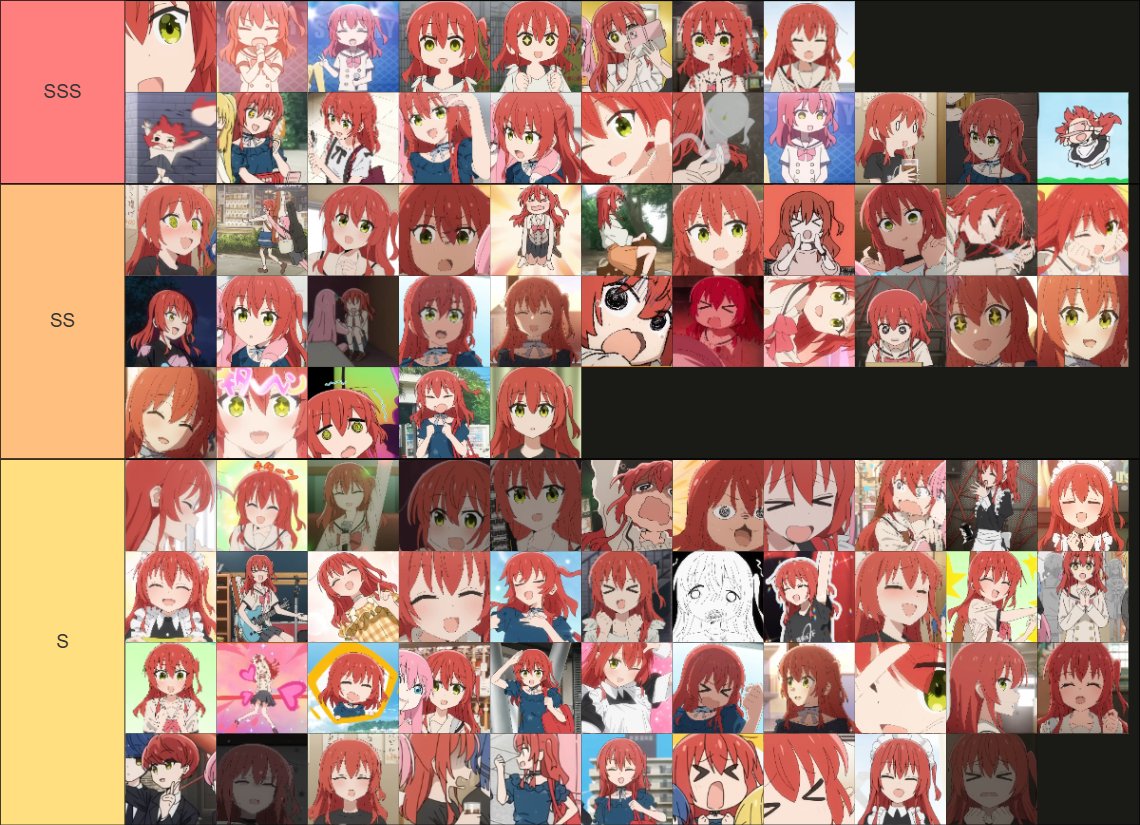 gappi_194's tweet image. 【個人的】喜多ちゃんの好きな顔 (開口ver.)