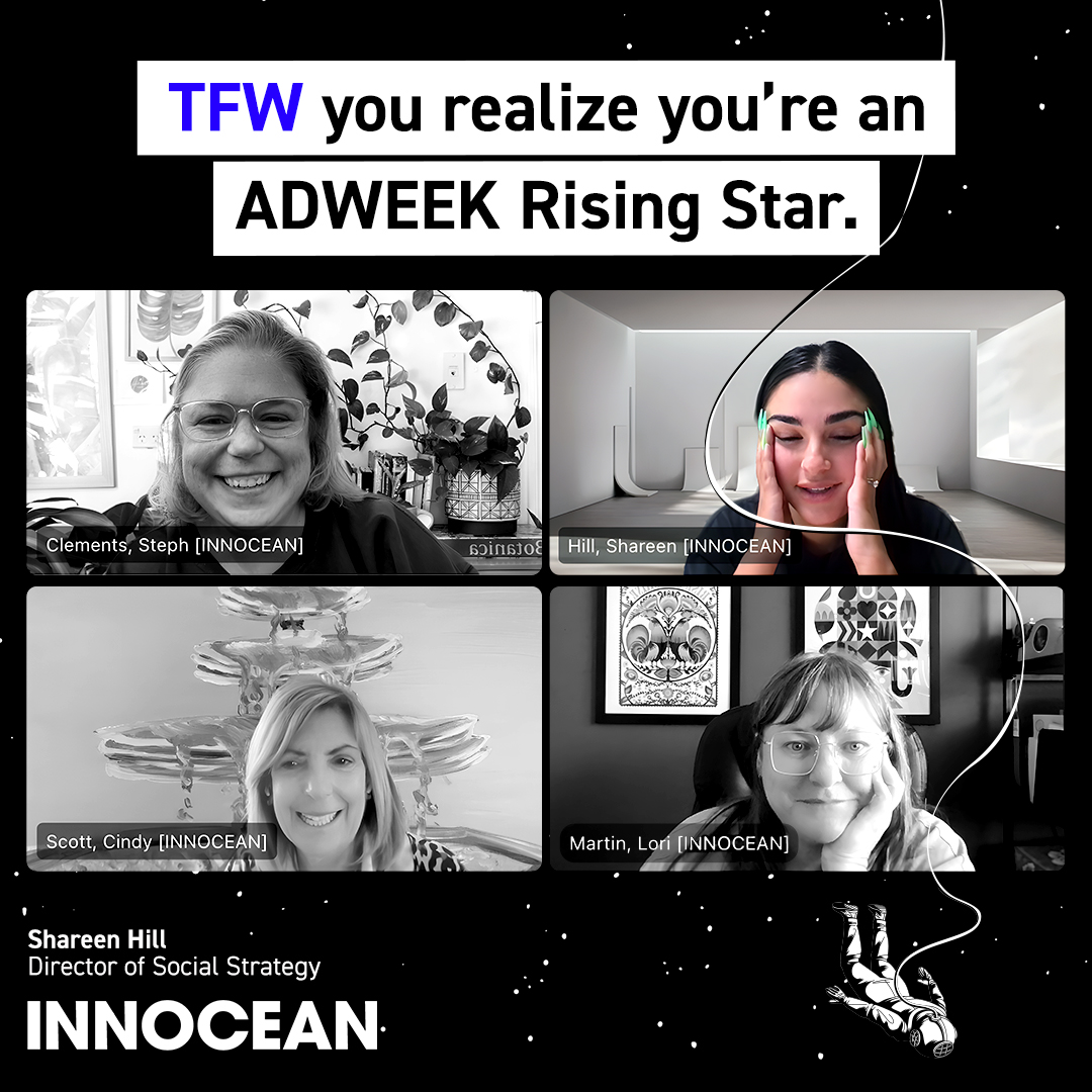 Adweek's tweet photo. Tell the industry your future’s looking bright, without telling the industry that your future’s looking bright. 😎

From @innoceanusa, congrats to Shareen Hill, Director of Social Strategy, for winning the title of Rising Star in ADWEEK’s Agency All-Star Awards. #sponsored https://t.co/XSy7WkcYEa