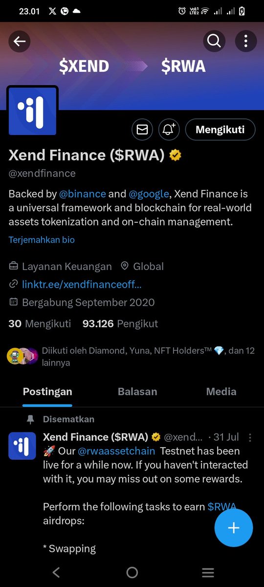 koeroaku's tweet photo. @Stefanny_Crypto @xendfinance Done https://t.co/zolxzJnzpu