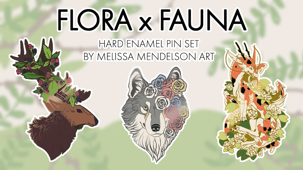 ZulayaWolf's tweet image. 🐺🍃 FLORA x FAUNA Kickstarter is LIVE! 🦌🌿

This project is to fund a set of large, illustrative enamel pins, combining animals and plants! There are 3 initial pins but many more stretch goal pins to be unlocked. 

Pledge below to take advantage of early bird prices! ⬇️