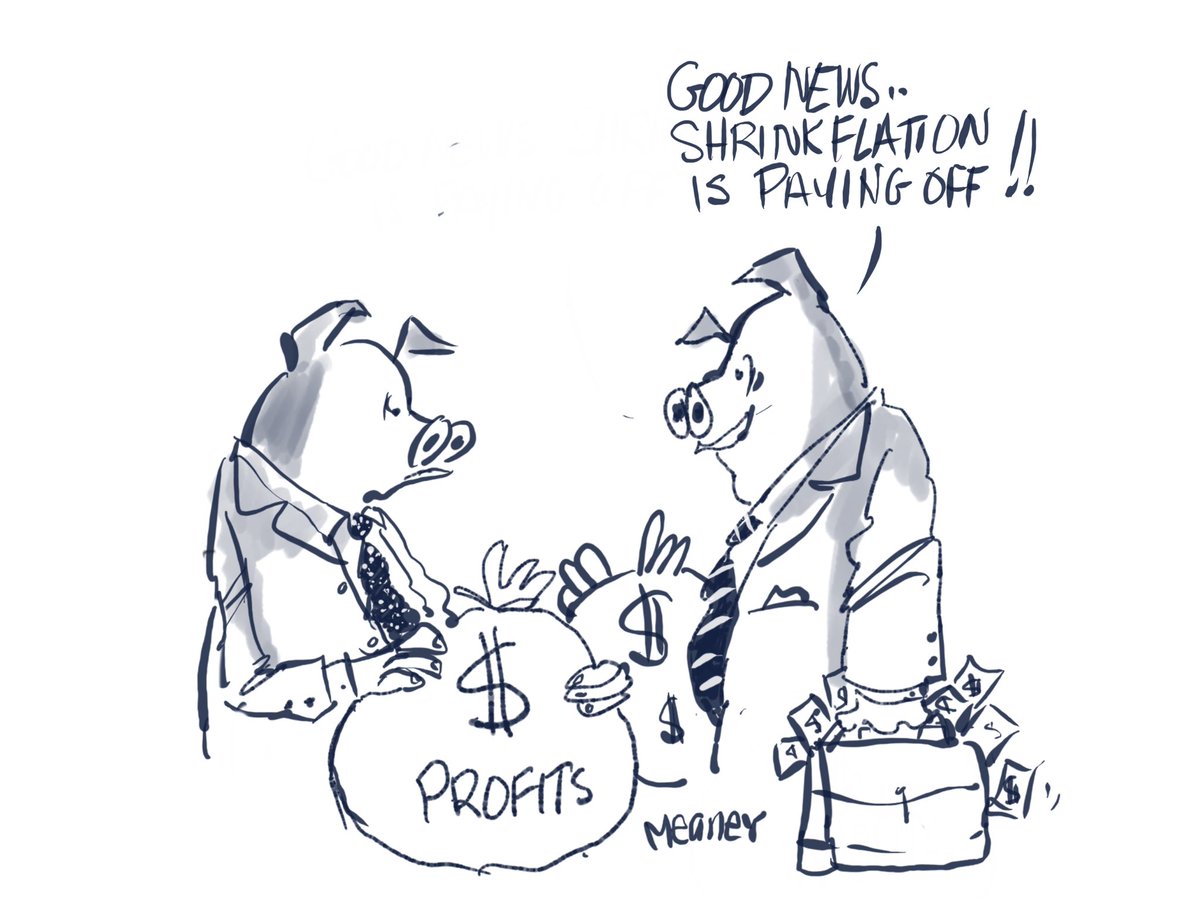 Meantoons's tweet image. More like greedflation…#Ottawa #Poilievre #cdnpoli #nlpoli