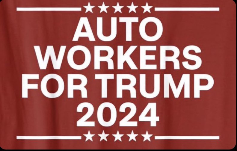 PragmaticMaemae's tweet photo. #MichiganForTrump
#AutoWorkersForTrump
#TrumpVance2024 
#MAGA ❤️🇺🇸 https://t.co/jpFzYfAGSs