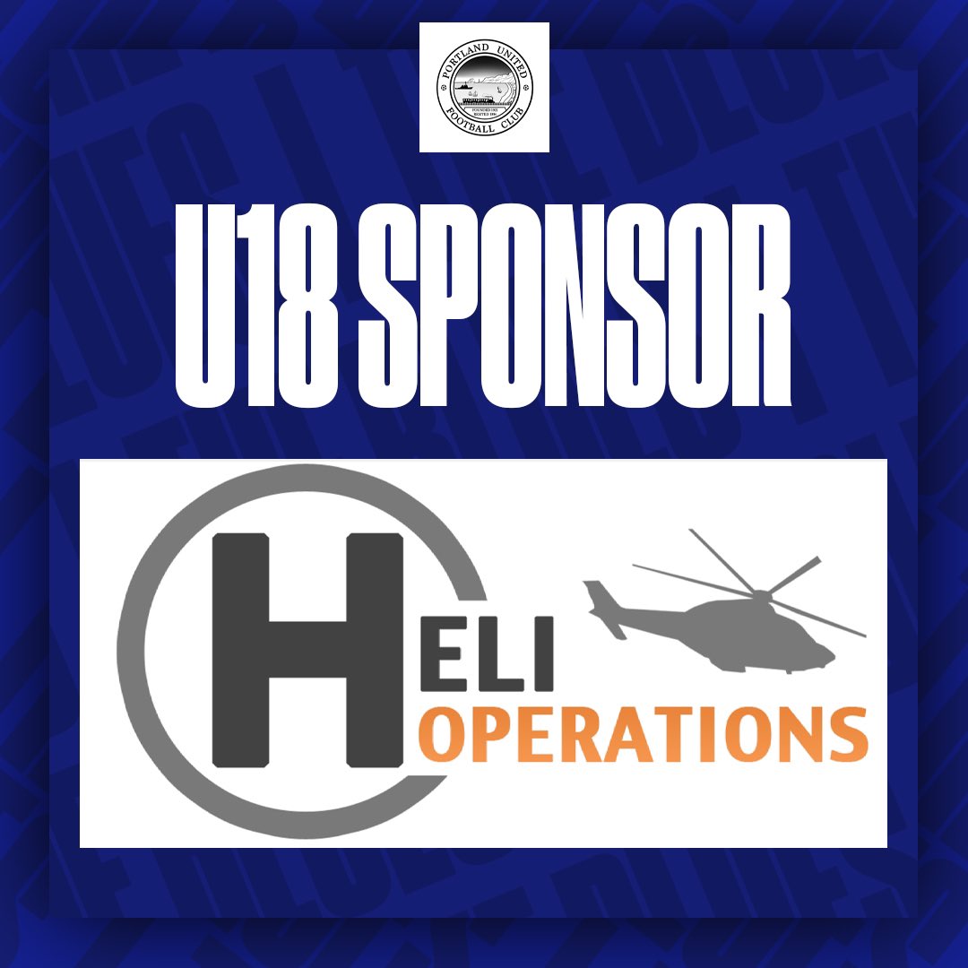 PortlandUnited's tweet photo. 𝗛𝗲𝗹𝗶𝗢𝗽𝗲𝗿𝗮𝘁𝗶𝗼𝗻𝘀

Portland United would like to thank and welcome @HeliOperations to The Sponsors Family!

To find out more, visit their website: https://t.co/nRGcJPwYlh

#UTB https://t.co/8t6J6IFxjF