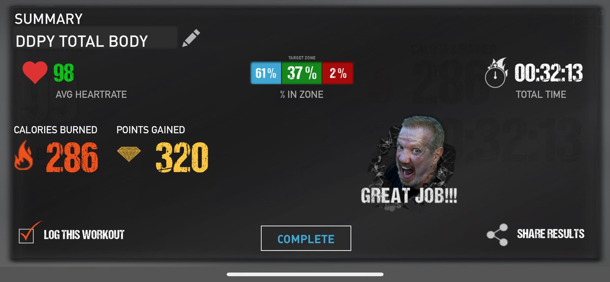 JohnDay84's tweet photo. @DDPYoga Total Body workout. ❤️💪 https://t.co/RMbDzFad2O