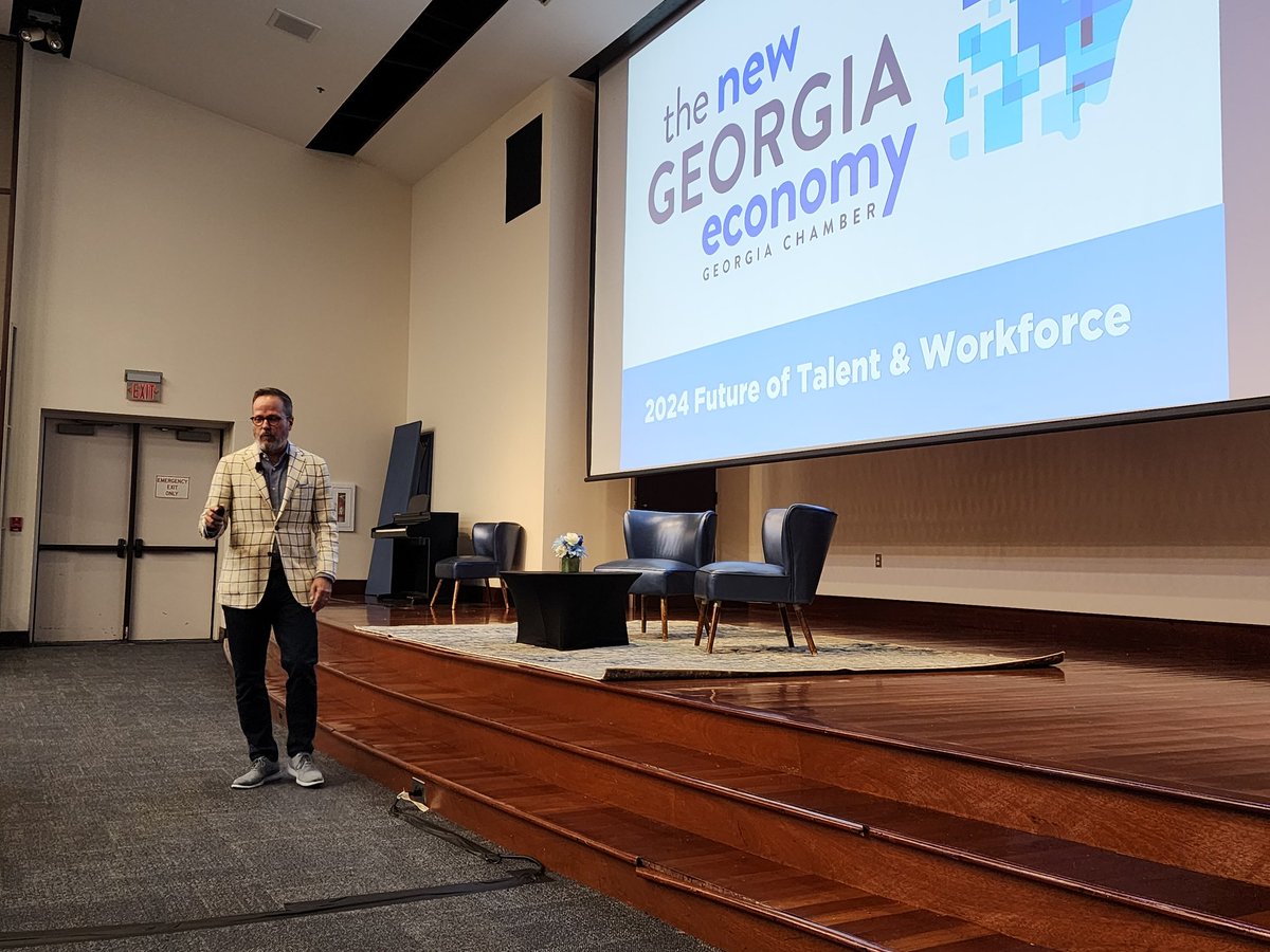GAPartnership's tweet photo. Honored that our president @Data_Dana was invited to present our #EconofEd research @SpelmanCollege's 2024 Faculty Institute alongside @GAChamber president @cclark_georgia1! https://t.co/g5yEBqkuwf