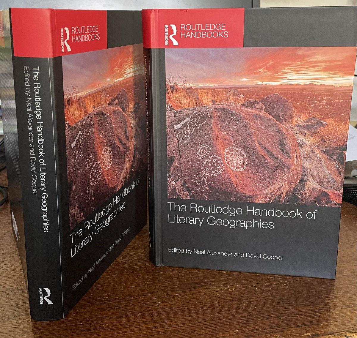 DrDavidCooper's tweet image. It’s arrived! It’s great to be able to hold a copy of ‘The Routledge Handbook of Literary Geographies’ I’ve edited with Neal Alexander. An enormous thank you to the 41 contributors &amp;amp; the editorial team @RoutledgeLit for making it happen.
