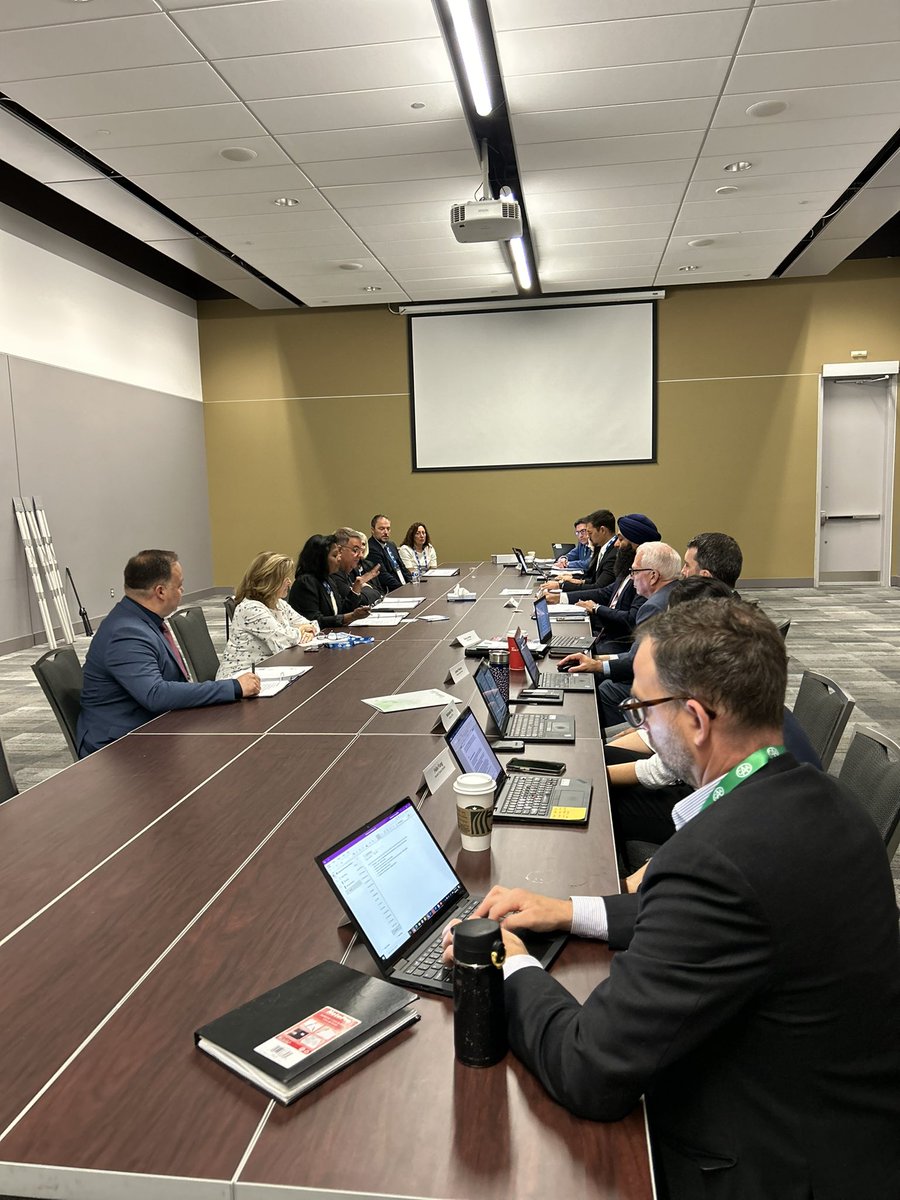 We met with ONTransportation Minister @prabsarkaria &amp; advocated for prioritizing the Caledon-Vaughan GO line to Bolton &amp; improving traffic safety. We’ve taken big steps to meet the growth targets needed for GO &amp; reinforced how it will reduce traffic, grow the local economy &amp;