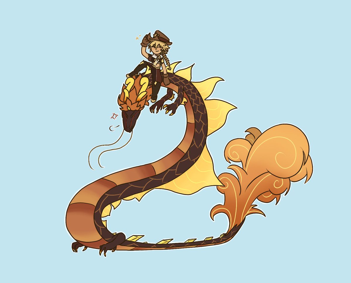 AethersHusband's tweet image. This might be the dumbest thing I have ever drawn. Happy D2 of #aether_week2024 ya’ll (prompt: Cowboy)

#zhongther