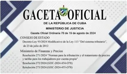 somosencomil's tweet photo. 📄 Disponible en Gaceta Oficial de Cuba nuevos Decretos-Ley para los actores económicos no estatales
#GacetaOficial #DecretosLey #ActoresEconómicos #NoEstatales #Ecomil #Cuba https://t.co/CwN7qkxLsy