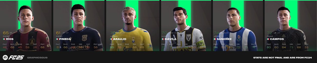 Face Scans in the new FC 25 Title 🇲🇽 
#FC25 : #FC24