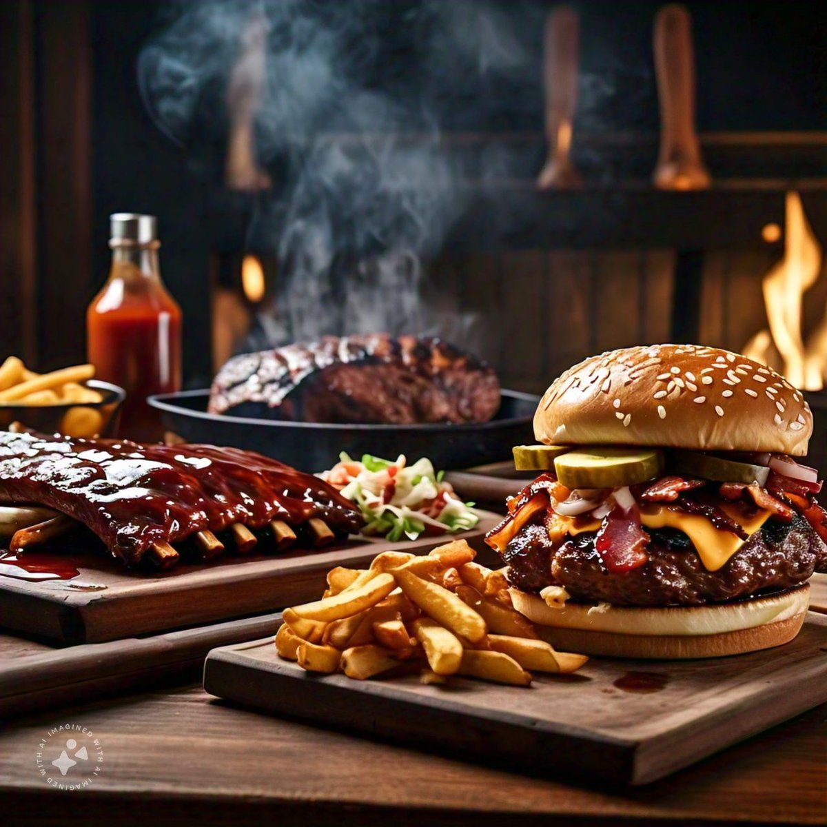 PhoenixTable's tweet photo. 🔥 Welcome to the Phoenix Table! 🔥

Dive into a world of smoky flavours and tender meats, where BBQ classics meet bold, inventive twists. Come hungry, leave happy! 🍖✨

#PhoenixKitchen #BBQDelight #FoodiesWelcome https://t.co/5FUNHknImB
