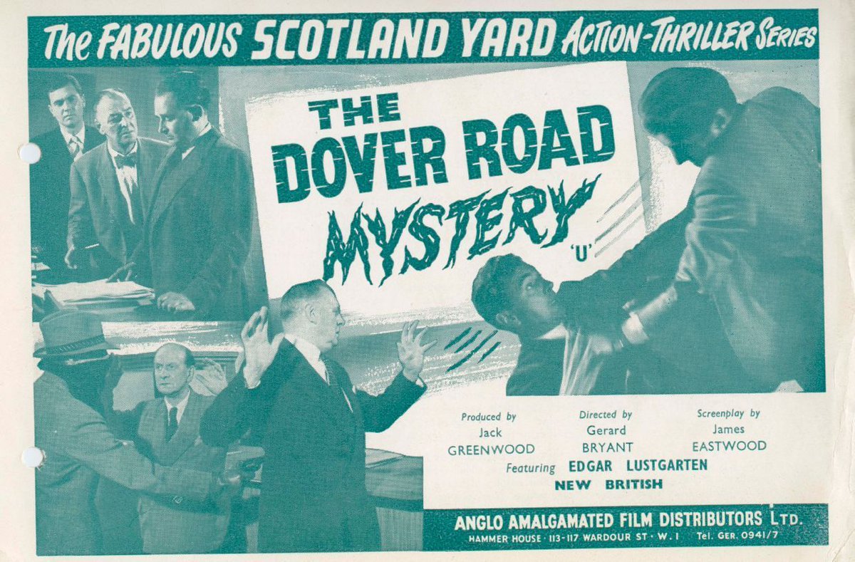 TalkingPicsTV's tweet image. SCOTLAND YARD (1960) 👮🚨🔎 Tuesday 20th August at 6:30pm

'The Dover Road Mystery'. Starring #GeoffreyKeen, #EdwardCast and #LeonardSachs. A stolen car used in a bank robbery proves too fast for the squad car. (S1, E32) 

#TPTV #TPTVsubtitles
