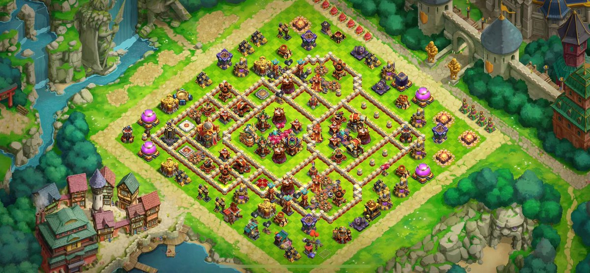 Today free base made by me ：
link.clashofclans.com/cn/?action=Ope…

#clashofclans #legendbase #beimin099