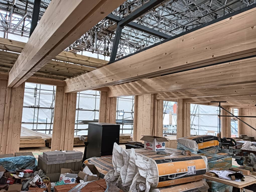 BucklandTimber's tweet photo. Some great photos of Bruton Place project - a spruce glulam frame with CLT panels.
The project is taking shape nicely - we'll share more when we can!
#glulamframe #CLTpanels #progressupdate https://t.co/NiYEMzTPri