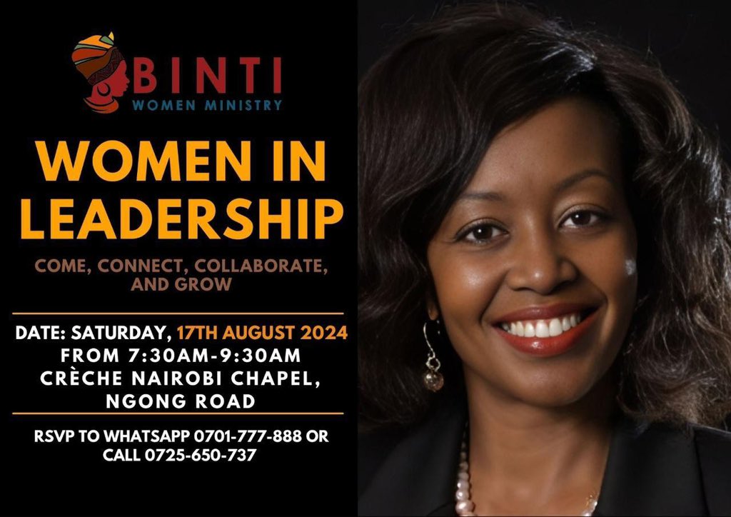 Flora Mutahi (@floramutahi) on Twitter photo Join me tomorrow as we discuss matter women and leadership!
What is our responsibility in this space 💃🏽💃🏽 Join me tomorrow as we discuss matter women and leadership!
What is our responsibility in this space 💃🏽💃🏽