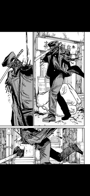 Pochita only cut off Yoru's arm instead of completely killing her like Katana man… noticing 