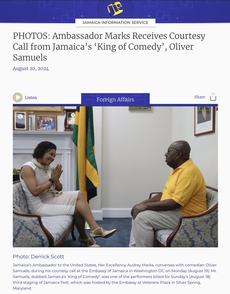 Ambassador Audrey Marks tweet media