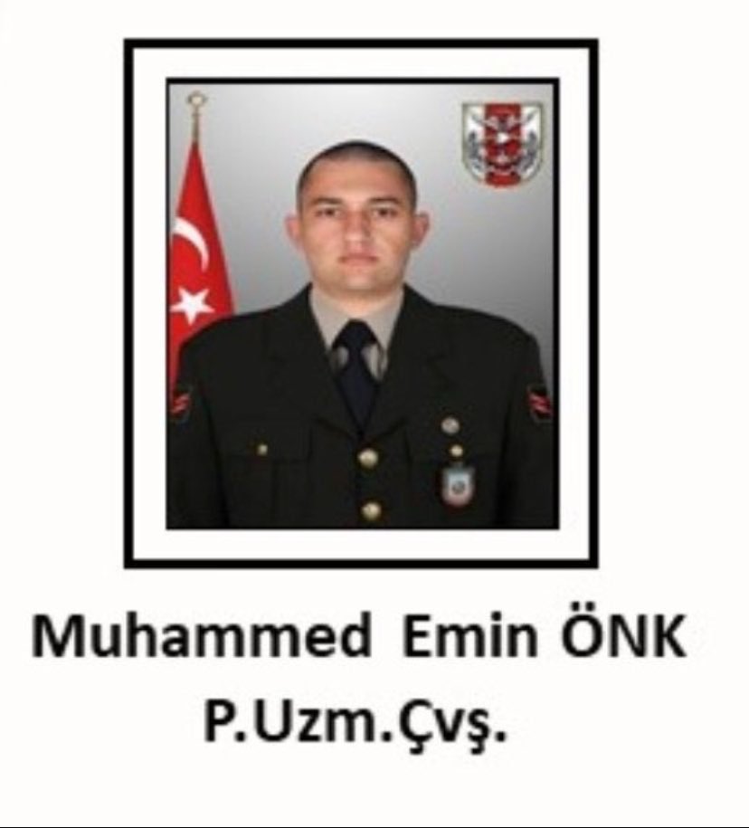 yenidenmisk's tweet photo. 🇹🇷Pençe-Kilit operasyonu bölgesinde #şehit düşen Piyade Uzman Çavuş Muhammed Emin Önk’e Allah’tan rahmet; ailesine ve yakınlarına başsağlığı, sabır diliyorum.  

🇹🇷Milletimizin başı sağ olsun… https://t.co/xPAjF9oiqB