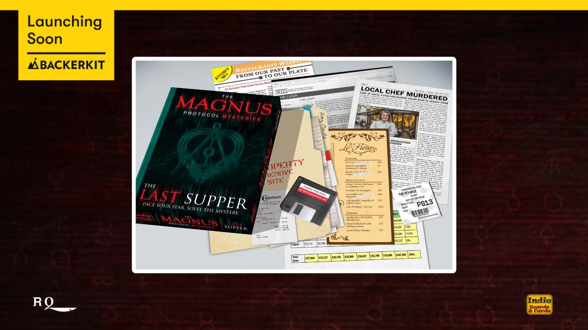 Close to 6000 people have signed up ahead of @IBCgames crowdfund for The Magnus Protocol Mysteries, a new board game. Join your favourite characters at the OIAR and work together to discover the truth behind each case!
📂 boardgame.rustyquill.com
📂 backerkit.com/call_to_action…