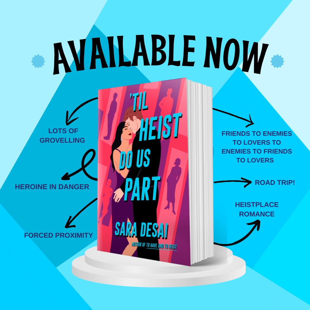 Til Heist Do Us Part is Live!! I'm so excited to share my latest mystery romcom with you. Come for the heist, stay for the laughs! Grab your copy now: bit.ly/3WQ2yDn