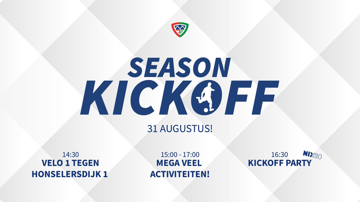 VELO Voetbal tweet media