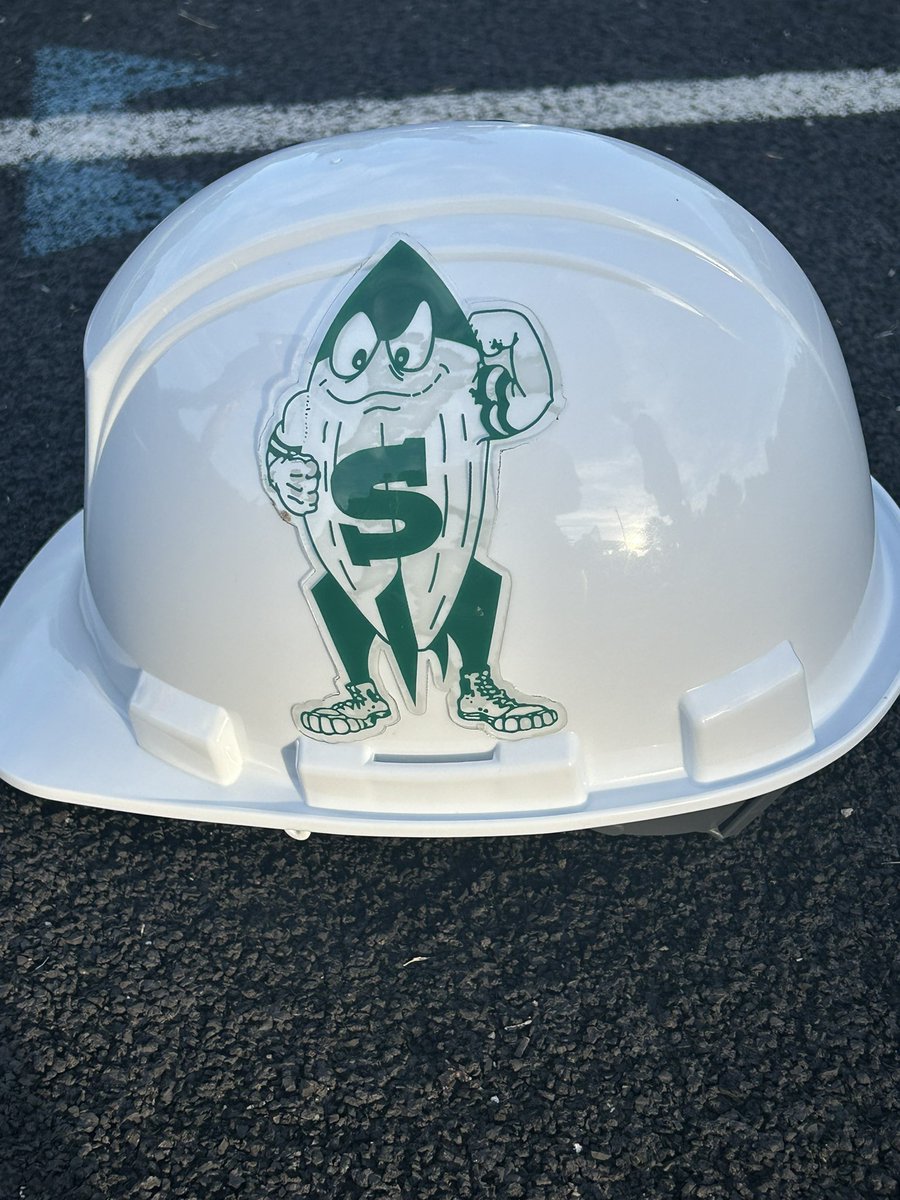 CoachPavlikBNHS's tweet image. Aiden Hobbs EARNED the Hard Hat at practice yesterday! His energy and team first attitude makes him a special young man! @sdarocketfball #KnowYourRole #DoYourJob
