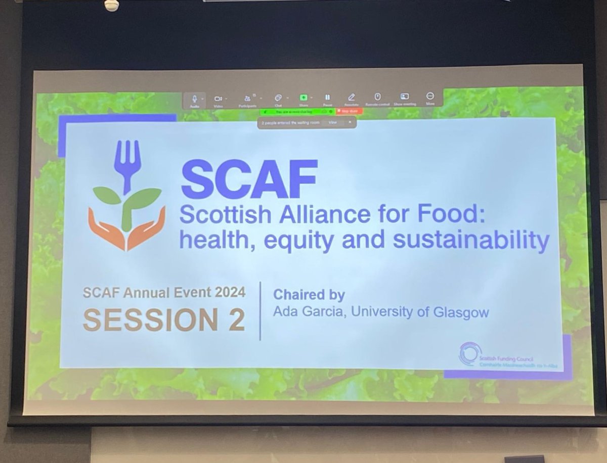 Good Food For All (@glasgowfpp) on Twitter photo The <a href="/SCAF_ARC/">Scottish Alliance for Food (SCAF)</a> took place yesterday, with Glasgow Food Policy Partnership members presenting and in attendance.
It included talks from GFPP chair Jill Muirie and Full of Beans Community Researcher Emily May Armstrong.
You can find out more about SCAF here gla.ac.uk/research/az/sc… The <a href="/SCAF_ARC/">Scottish Alliance for Food (SCAF)</a> took place yesterday, with Glasgow Food Policy Partnership members presenting and in attendance.
It included talks from GFPP chair Jill Muirie and Full of Beans Community Researcher Emily May Armstrong.
You can find out more about SCAF here gla.ac.uk/research/az/sc…