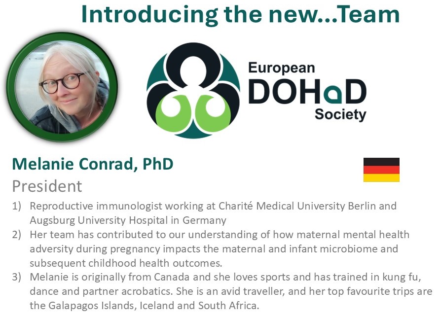 European DOHaD Society (@europeandohad) on Twitter photo Our society is expanding, and it's time to shine a light on the people working behind the scenes. Today, we're thrilled to introduce our European President! <a href="/MLConradLab/">Melanie Conrad</a>
Stay tuned to meet more incredible members, and don't forget to join the society! Our society is expanding, and it's time to shine a light on the people working behind the scenes. Today, we're thrilled to introduce our European President! <a href="/MLConradLab/">Melanie Conrad</a>
Stay tuned to meet more incredible members, and don't forget to join the society!