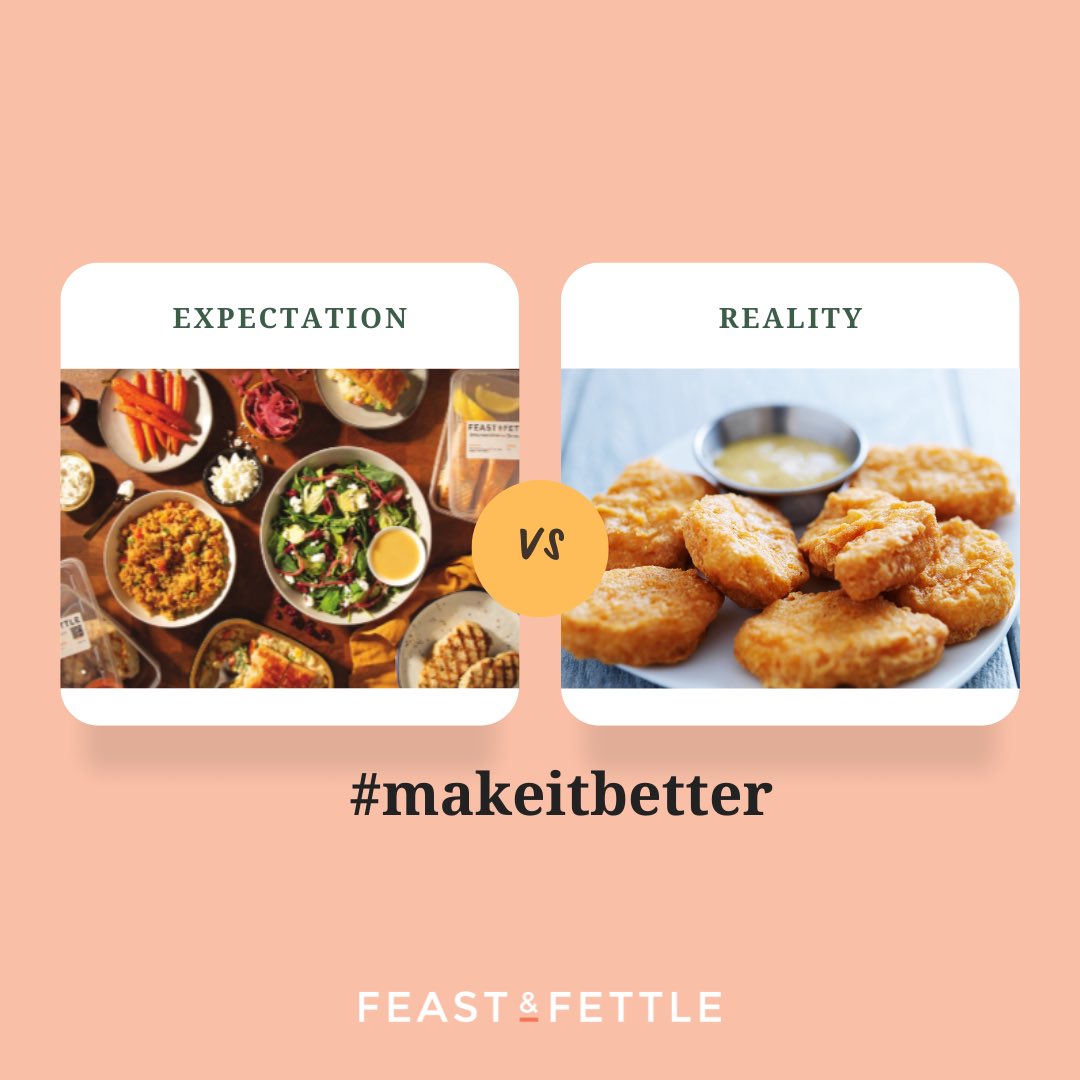 feastandfettle's tweet photo. Your expectations can be reality...Make it better with Feast &amp; Fettle #FeastAndFettle https://t.co/VpcHT56Sc5
