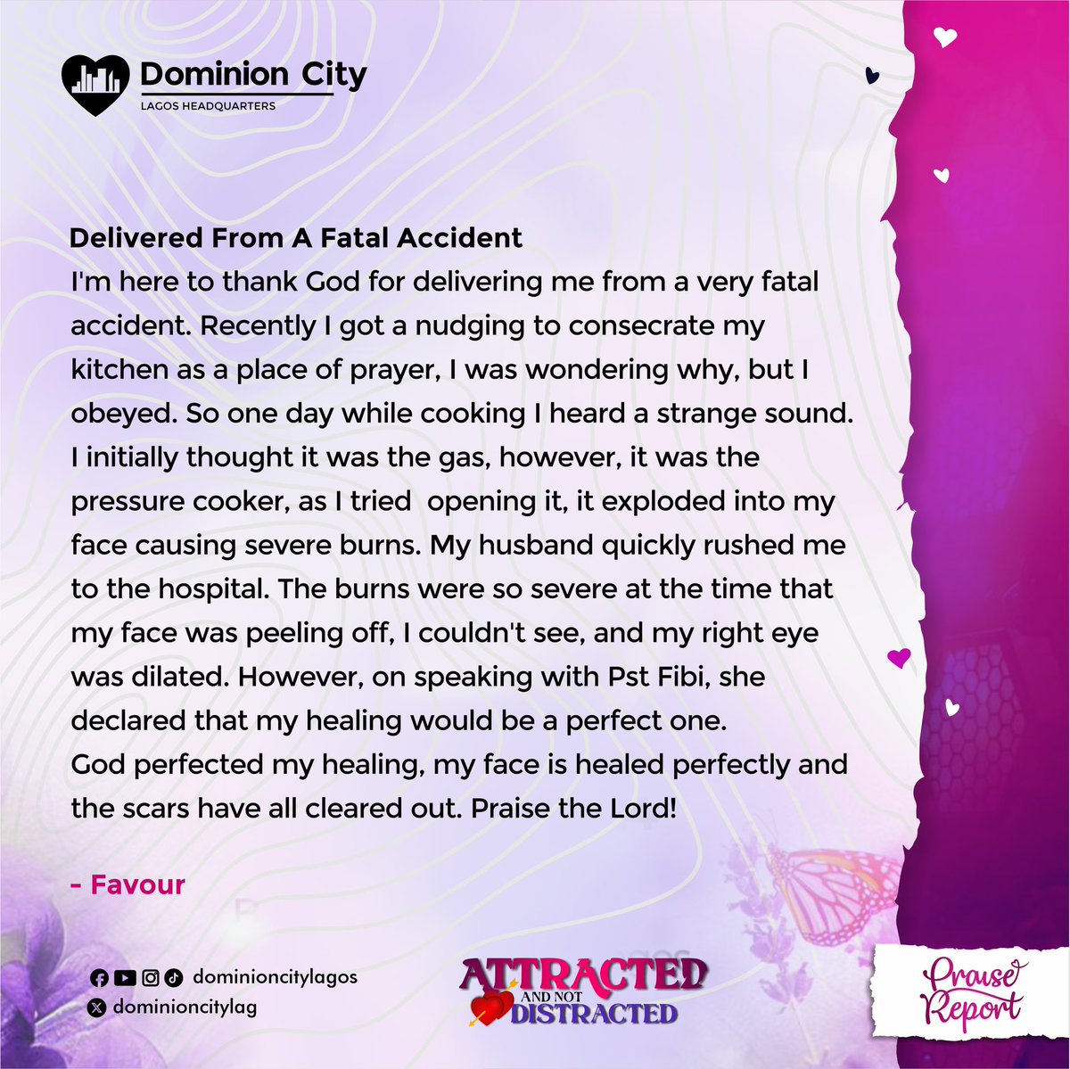 dominioncitylag's tweet photo. It’s testimony Tuesday, another day to recount the wonderous things God is doing in our midst.
#DominionCity #DCLagosHQ #AttractedNotDistracted #RelationshipSeries #CoupleService https://t.co/ODOMAIA6li