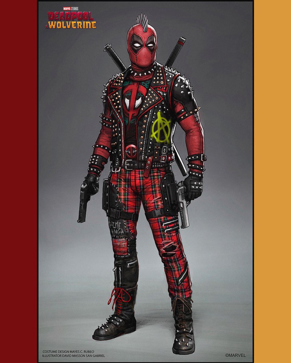 ashbanner82's tweet photo. Diseño conceptual de la variante #Punkpool para #DeadpoolAndWolverine por el artista David Masson San Gabriel.

(Fuente: david_masson_sg | IG) https://t.co/sxNL6Xs1UN