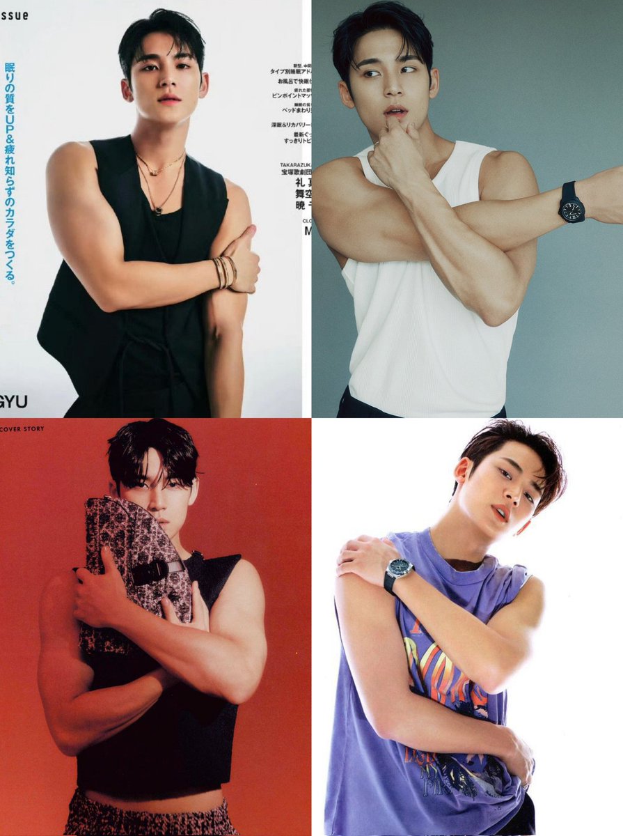 mingyuvillle's tweet photo. SAVE ME... SLEEVELESS MINGYU... SAVE ME. https://t.co/UvYXroCpew