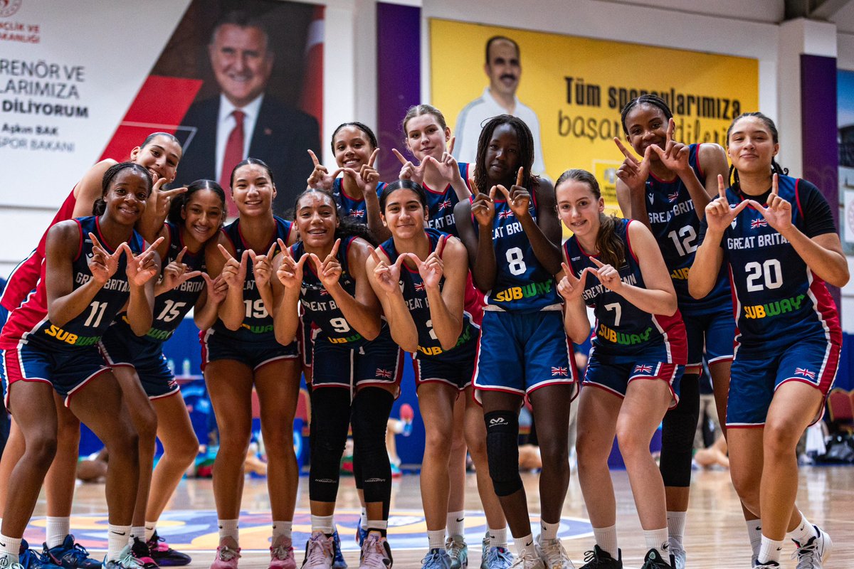 gbbasketball's tweet photo. WHAT A WIN! 🇬🇧🔥 

A major comeback from the U16W to secure themselves a spot in the top 8! 🏆 

Proud 🇬🇧

#GBbasketball https://t.co/VqNGeQ78hc