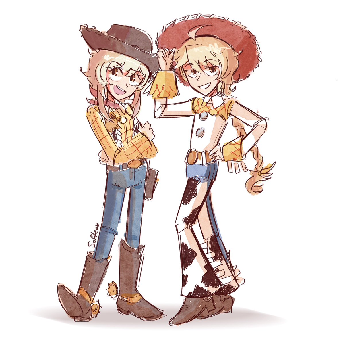 Uhh_relly's tweet image. Day 2: cowboy #aether_week2024