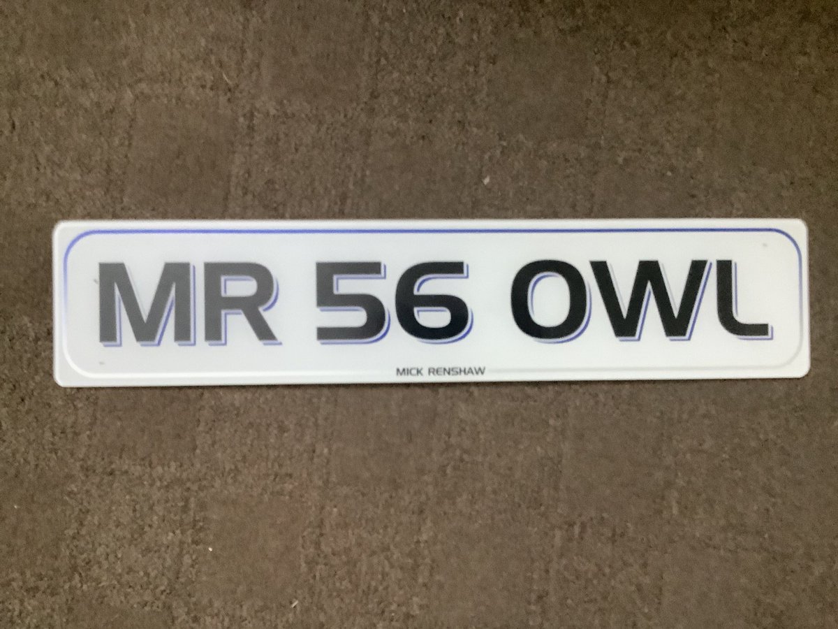 mickwolf1969's tweet photo. Advertising my owls number plate again due to time wasters
It’s on retention
Wanting £500 for it as I’m flying to Cyprus Thursday and want it sorted by then. Prefect for any owls fans
Please share if possible #swfc https://t.co/9gsPd6xTOn