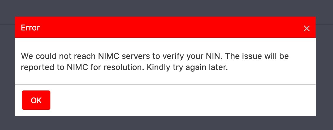 mannylytics's tweet photo. @nimc_ng is there any idea when this will be resolved? It's been like this all day https://t.co/JkUhjq9tNX