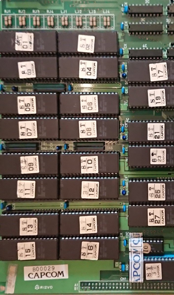 Another peculiar pcb:

Strider Hiryu with very low B board serial