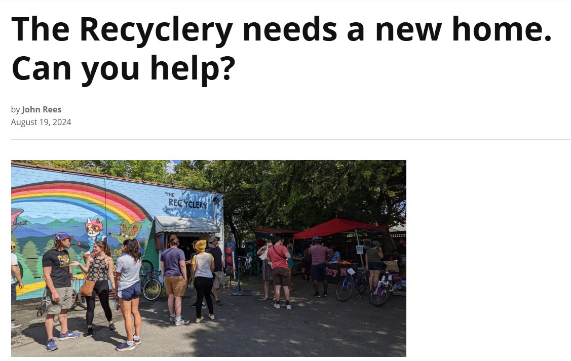 Well... do all good things really come to an end?  We need your help... 
triangleblogblog.com/2024/08/19/the…