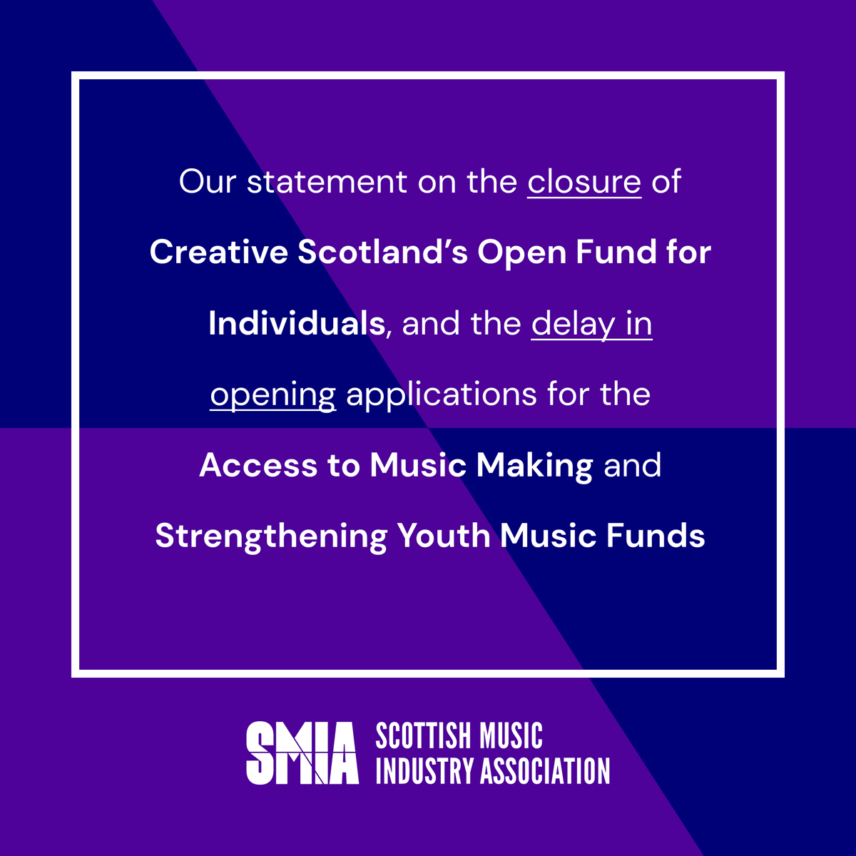 Scottish Music Industry Association tweet media