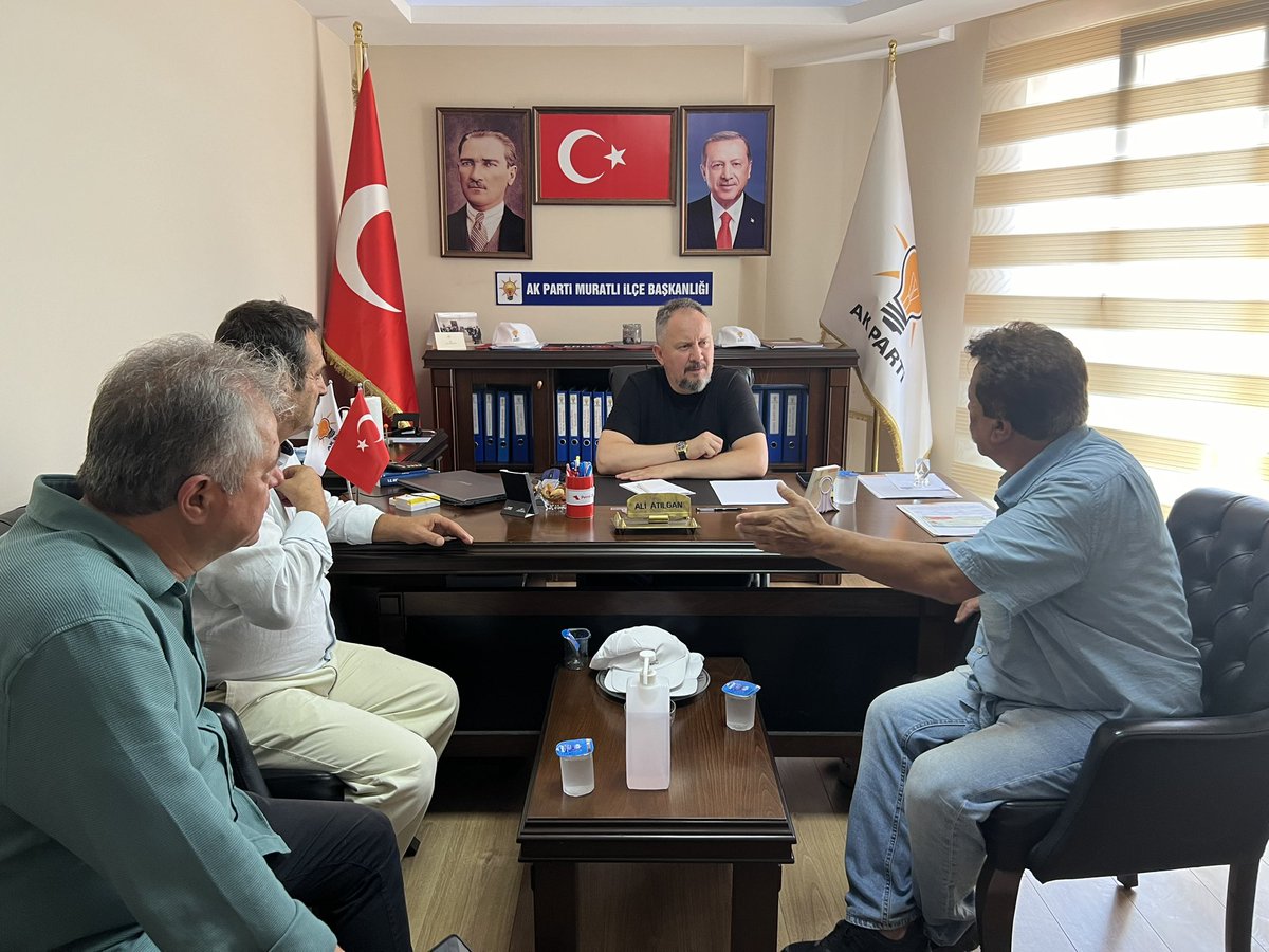 mestanozcan's tweet photo. 📍#MURATLI

Çok değerli hemşehrilerimizle bugün ilçe başkanlığında görüşerek hasret giderdik.

Birbirinden kıymetli fikirlerini, dertlerini,tavsiyelerini dinledik, istişarelerde bulunduk.

En kısa sürede yeniden görüşmek üzere… https://t.co/l8T0EWSJZo