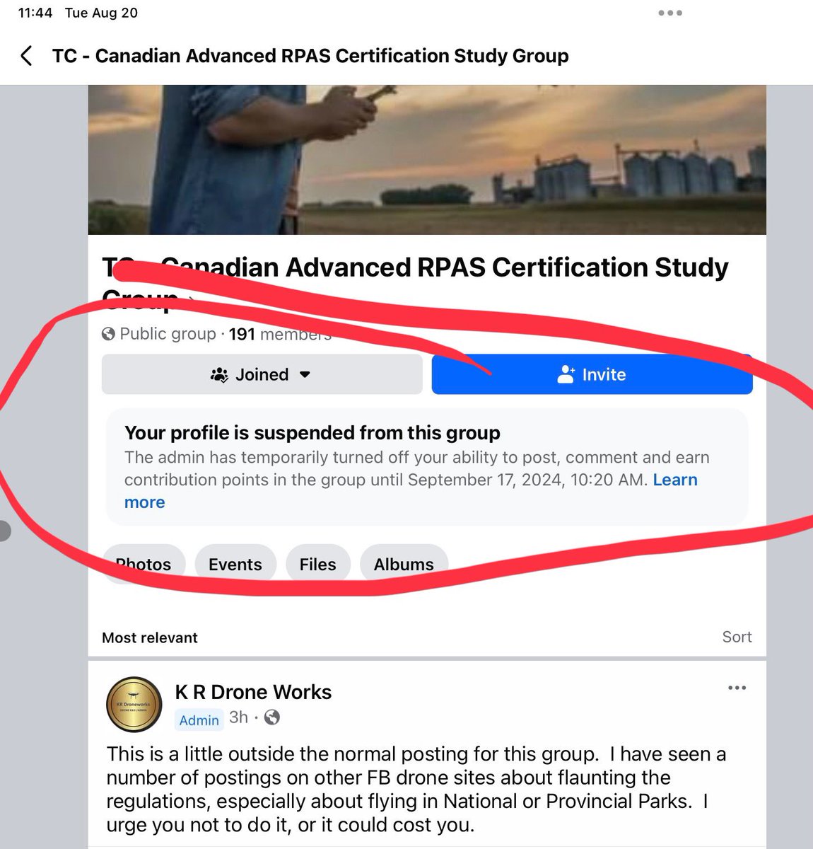 Tex5 (@tangoechoxray5) on Twitter photo <a href="/KR_DroneWorks/">Bernie Derbach</a> Bernie, for a site and FB page that purports to be about learning and assisting others, THIS is not how you go about doing so. Asking a question about a post you made, which was highly erroneous, is plain and simply, censorship. Not to mention petty and infantile. <a href="/KR_DroneWorks/">Bernie Derbach</a> Bernie, for a site and FB page that purports to be about learning and assisting others, THIS is not how you go about doing so. Asking a question about a post you made, which was highly erroneous, is plain and simply, censorship. Not to mention petty and infantile.