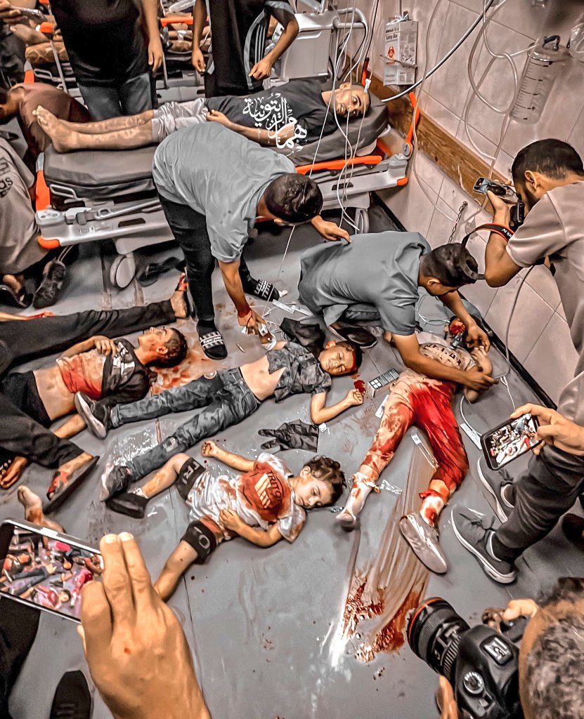 This is not a scene from a movie.

This is Deir al-Balah, August 20.