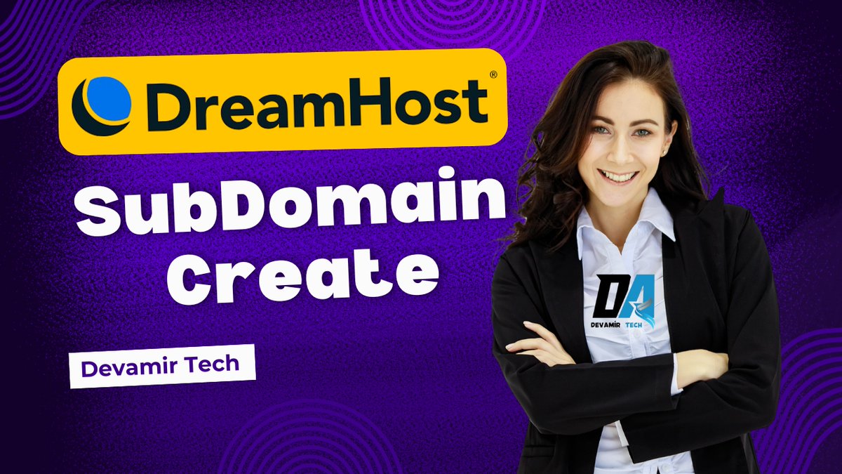 devamir74's tweet image. How to Create a Subdomain in DreamHost |
Easy Step-by-Step Guide |
youtu.be/-Qwoi_8RvuI?si…
-
#devamir74 #devamir #wordpress #webdesign #WebDevelopment
#webdeveloper #tutorialvideo #youtubeshorts #devamirtech #developers